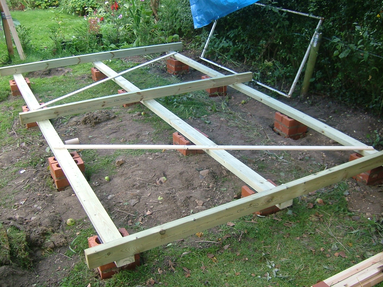 Shed Foundation for Pinterest